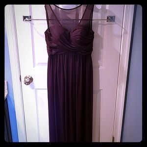 Plum formal dress